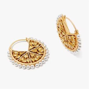 Kate Spade NEW earrings Fresh Squeezed hoops